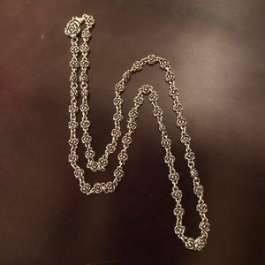 BRAND NEW King Baby QB Antique Rose Motif Necklace